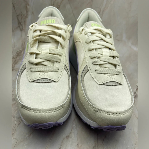 Puma Cruise Rider NU Satin Sneaker,
White + Pristine, Size US 5.5/EU 36.5, NIB - Picture 9 of 15